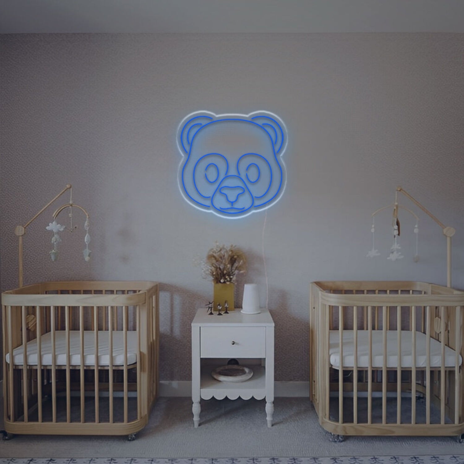 Cute Panda Head Led Neon Sign Kids Rooms | Shineneon
