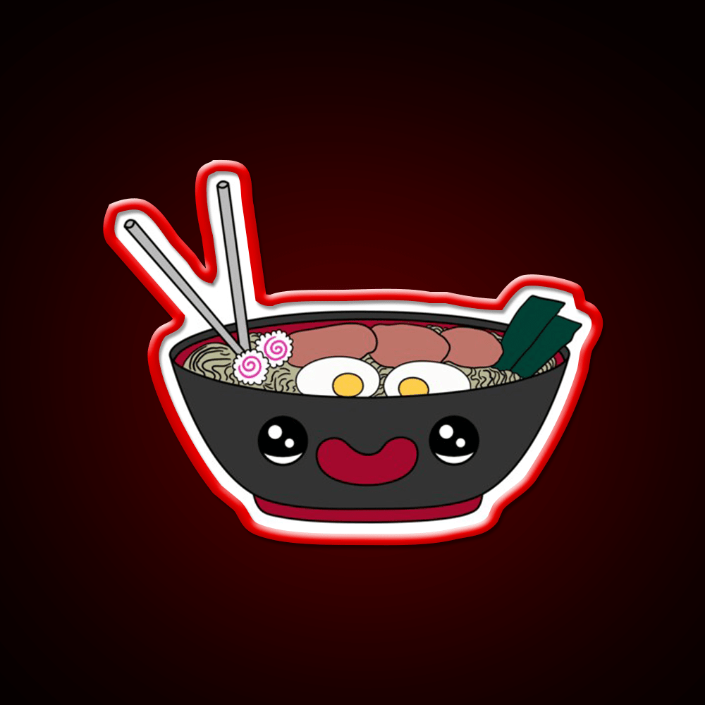 Cute Ramen Snack Food Led Neon Sign Rgb Color - Shineneon