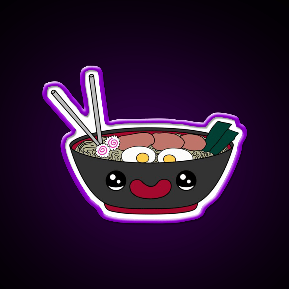 Cute Ramen Snack Food Led Neon Sign Rgb Color - Shineneon
