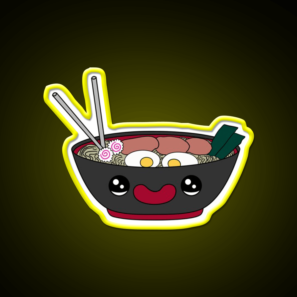 Cute Ramen Snack Food Led Neon Sign Rgb Color - Shineneon