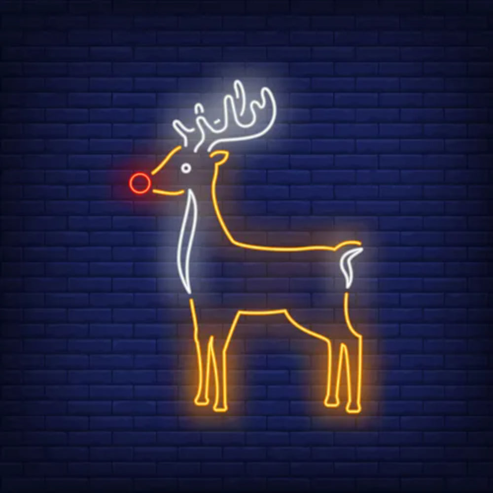 Cute Reindeer Led Neon Sign | Shineneon