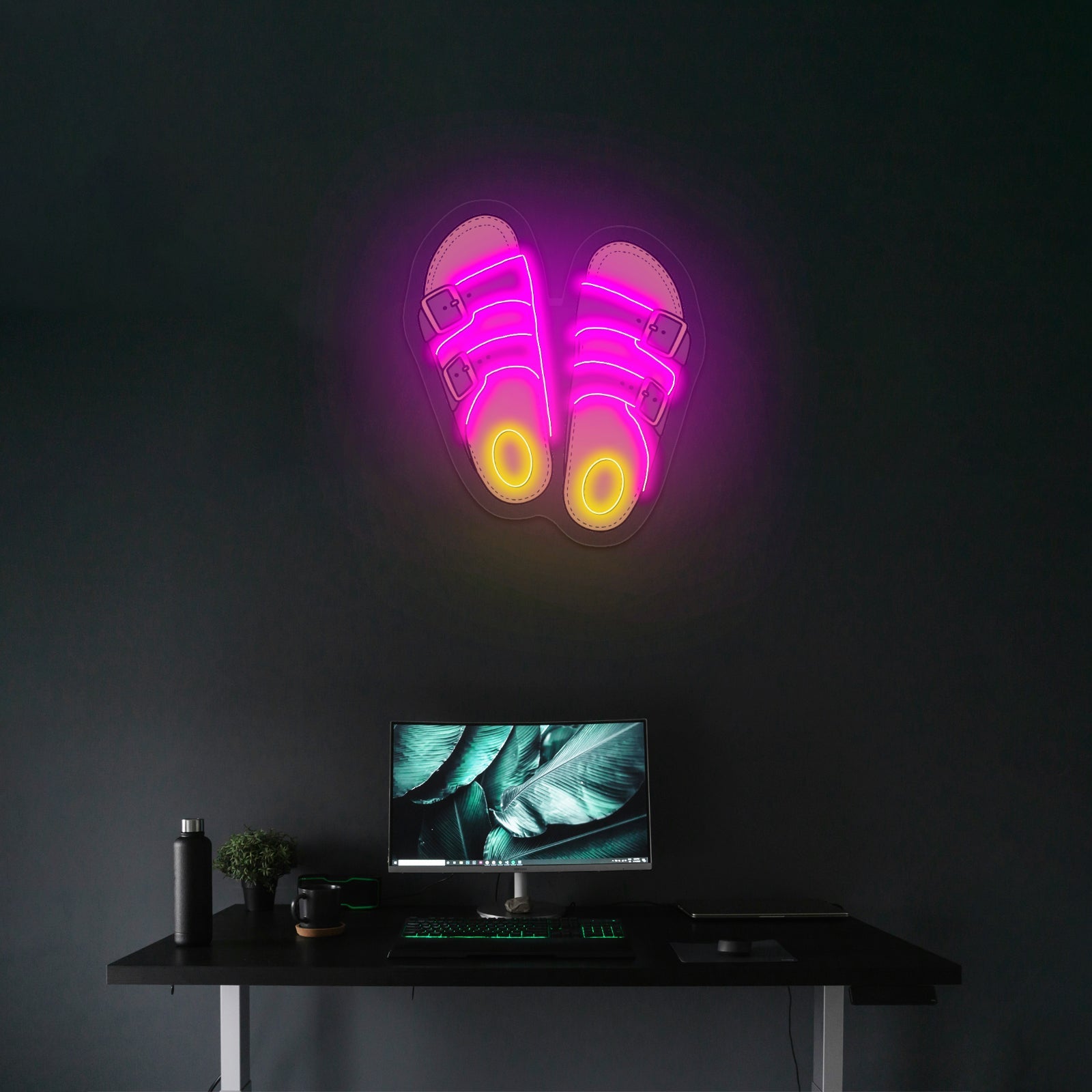 Cute Sandals Beach Aesthetic Neon Signs - Shineneon
