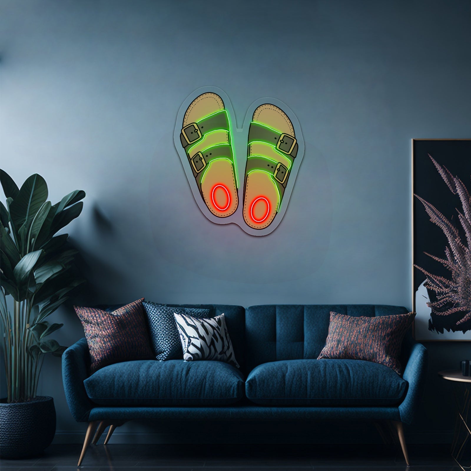 Cute Sandals Beach Aesthetic Neon Signs - Shineneon