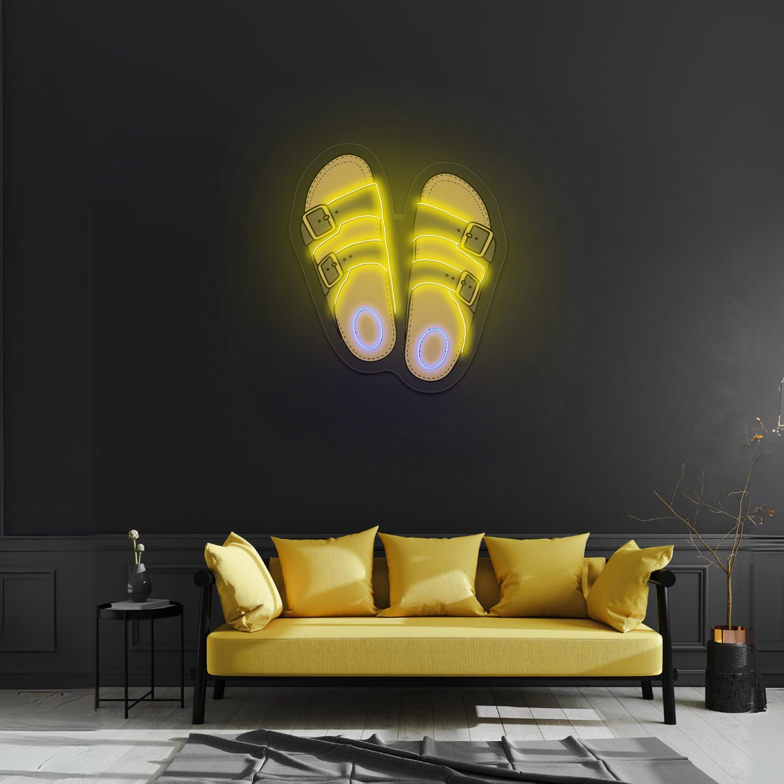 Cute Sandals Beach Aesthetic Neon Signs - Shineneon
