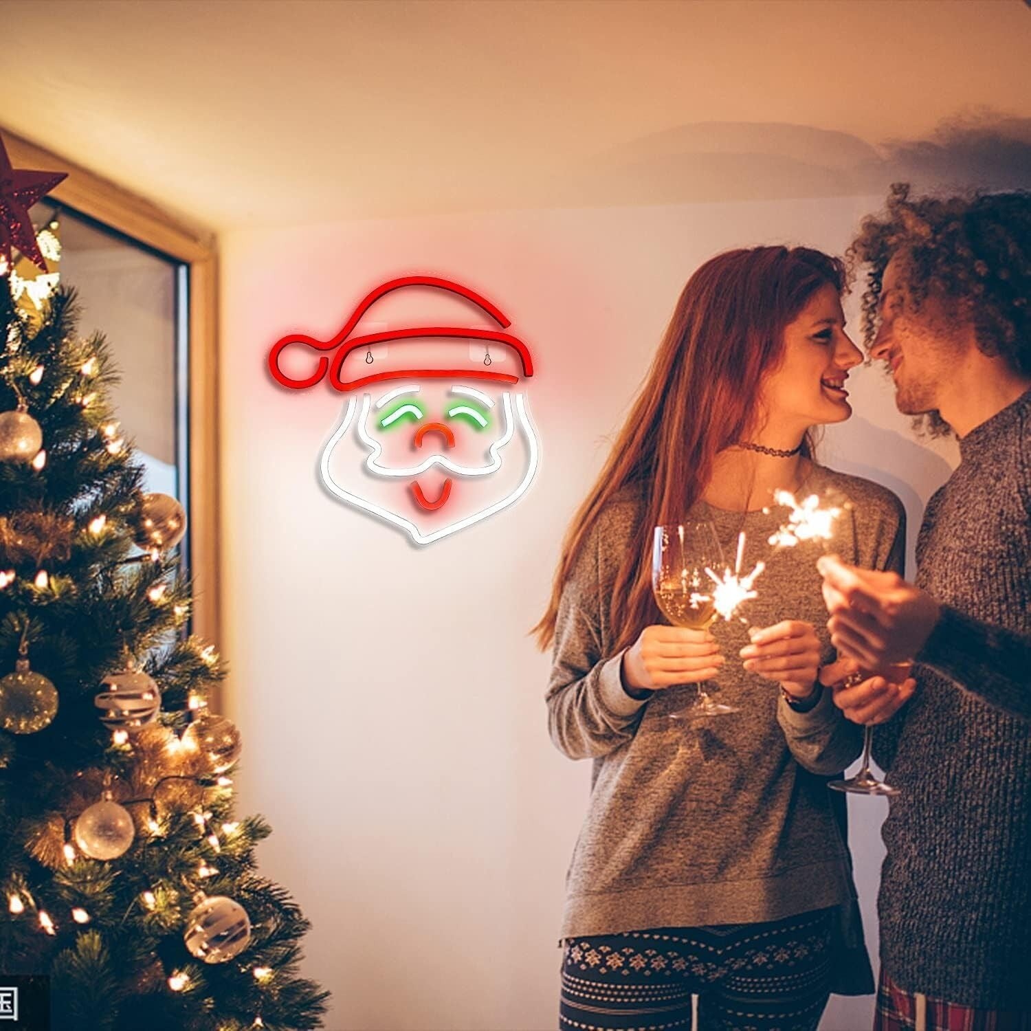 Cute Santa Claus Neon Sign This Christmas Season | Shineneon