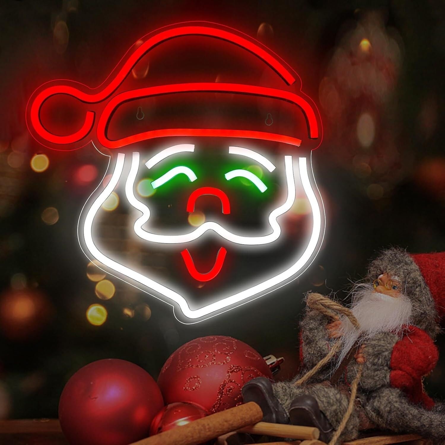 Cute Santa Claus Neon Sign This Christmas Season | Shineneon