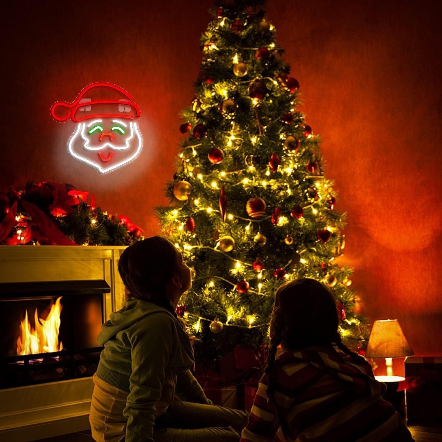 Cute Santa Claus Neon Sign This Christmas Season | Shineneon