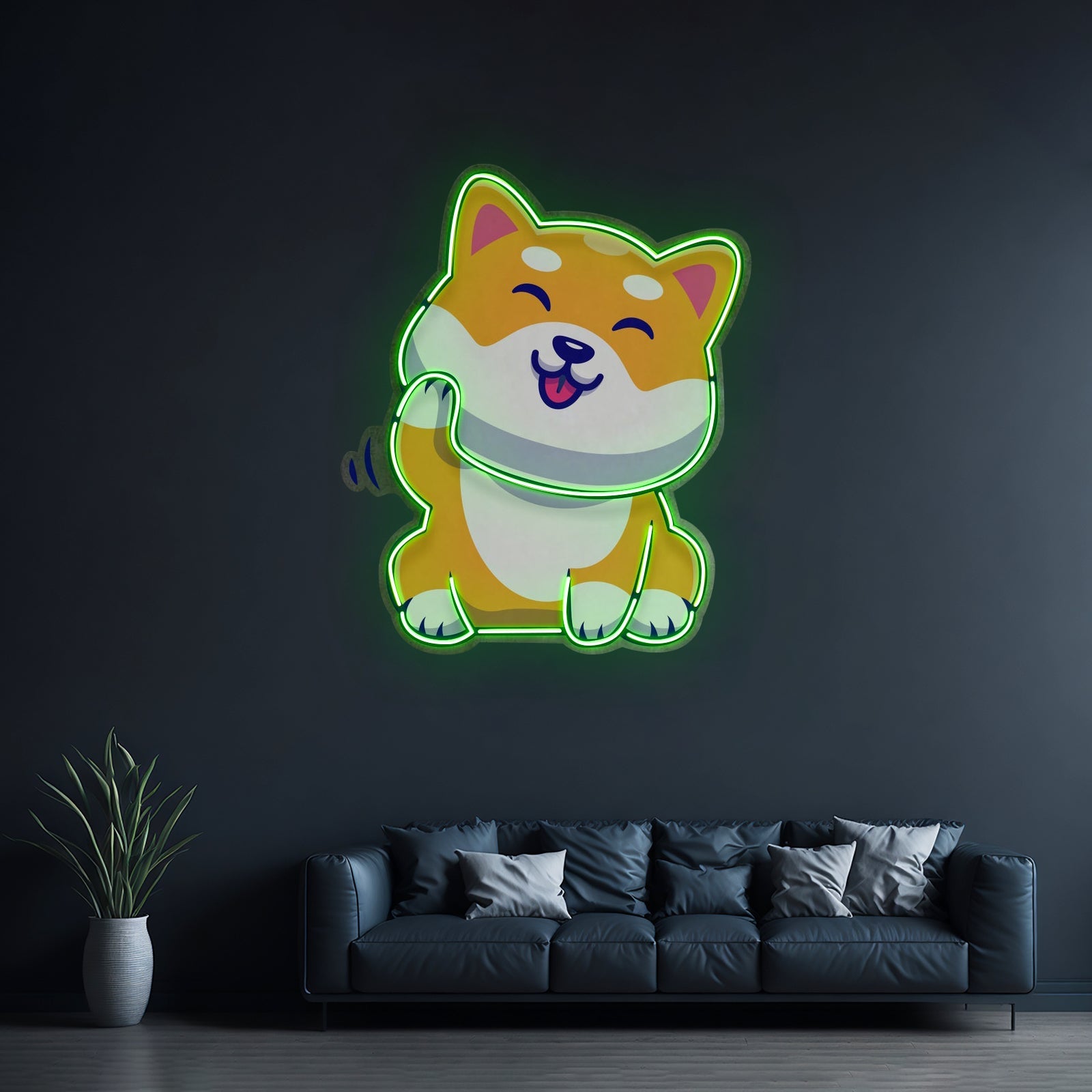 Cute Shiba Led Neon Sign Light Custom Led Signs - Shineneon