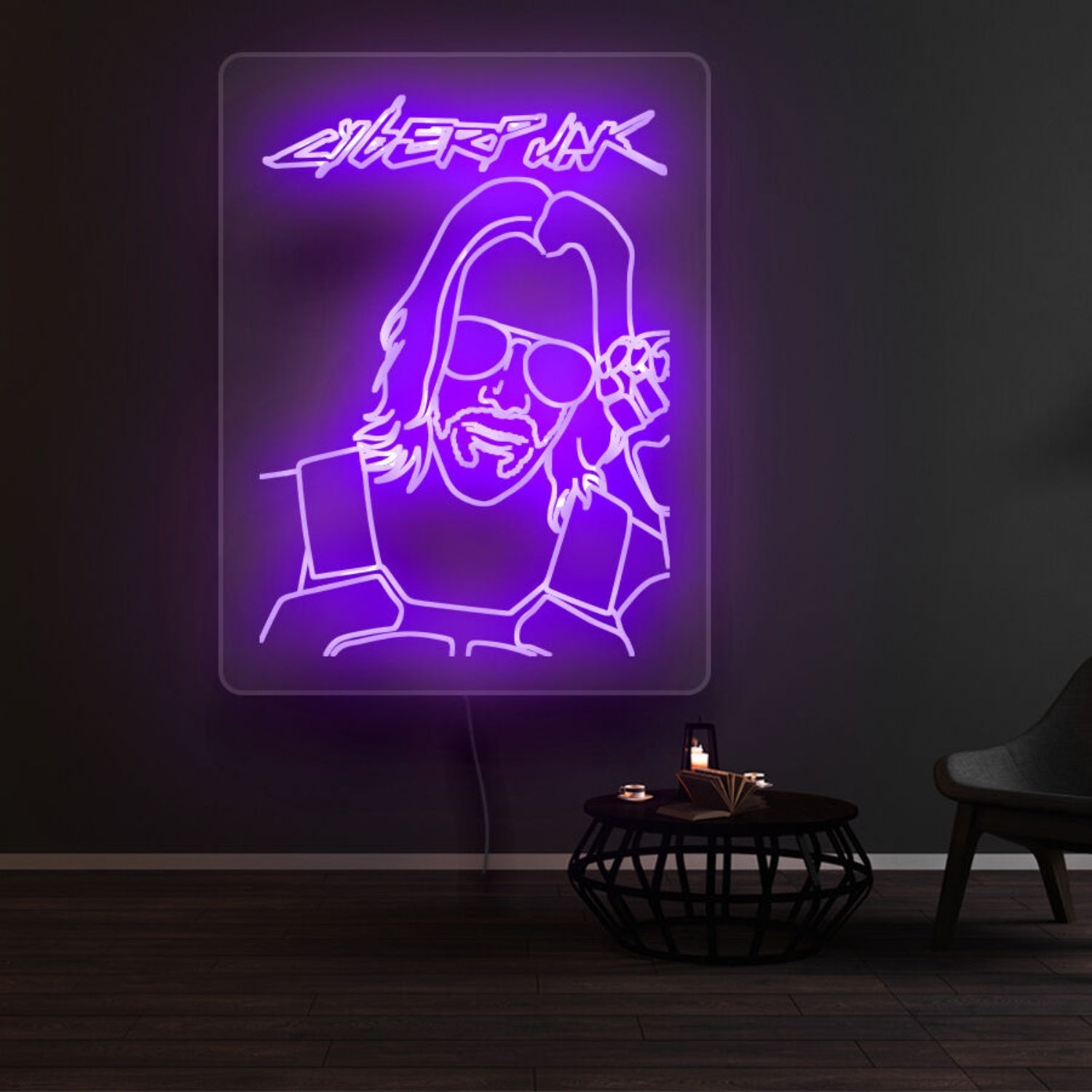 Cyberpunk 2077 Keanu Reeves Led Neon Sign - Shineneon