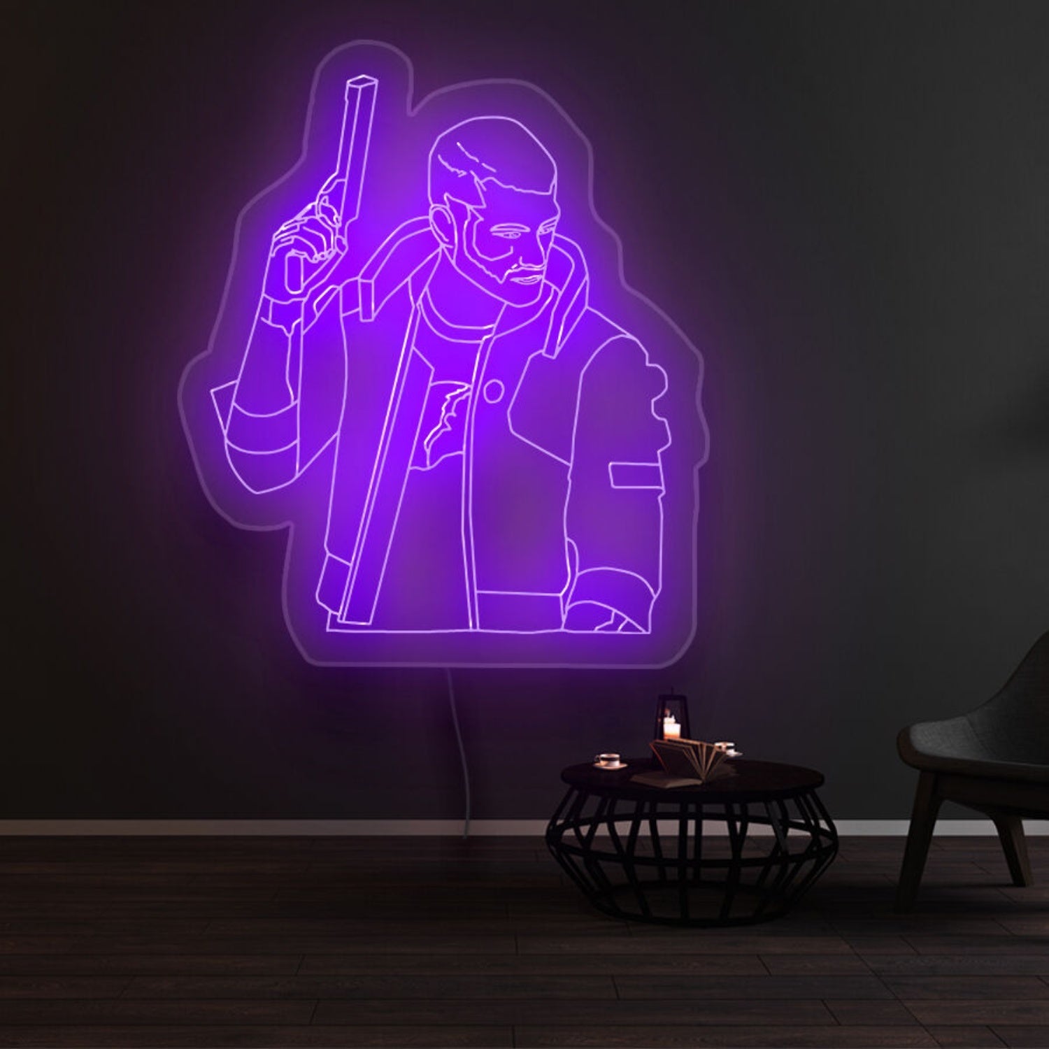 Cyberpunk 2077 V Led Neon Sign - Shineneon