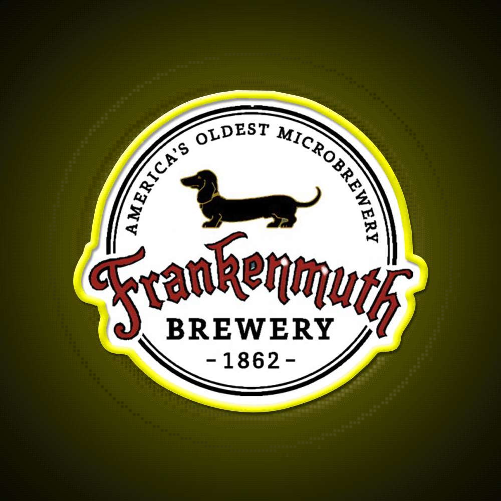 Dachshund Brewery Beer Bar Decor Led Neon Sign Rgb Color - Custom LED neon sign front view