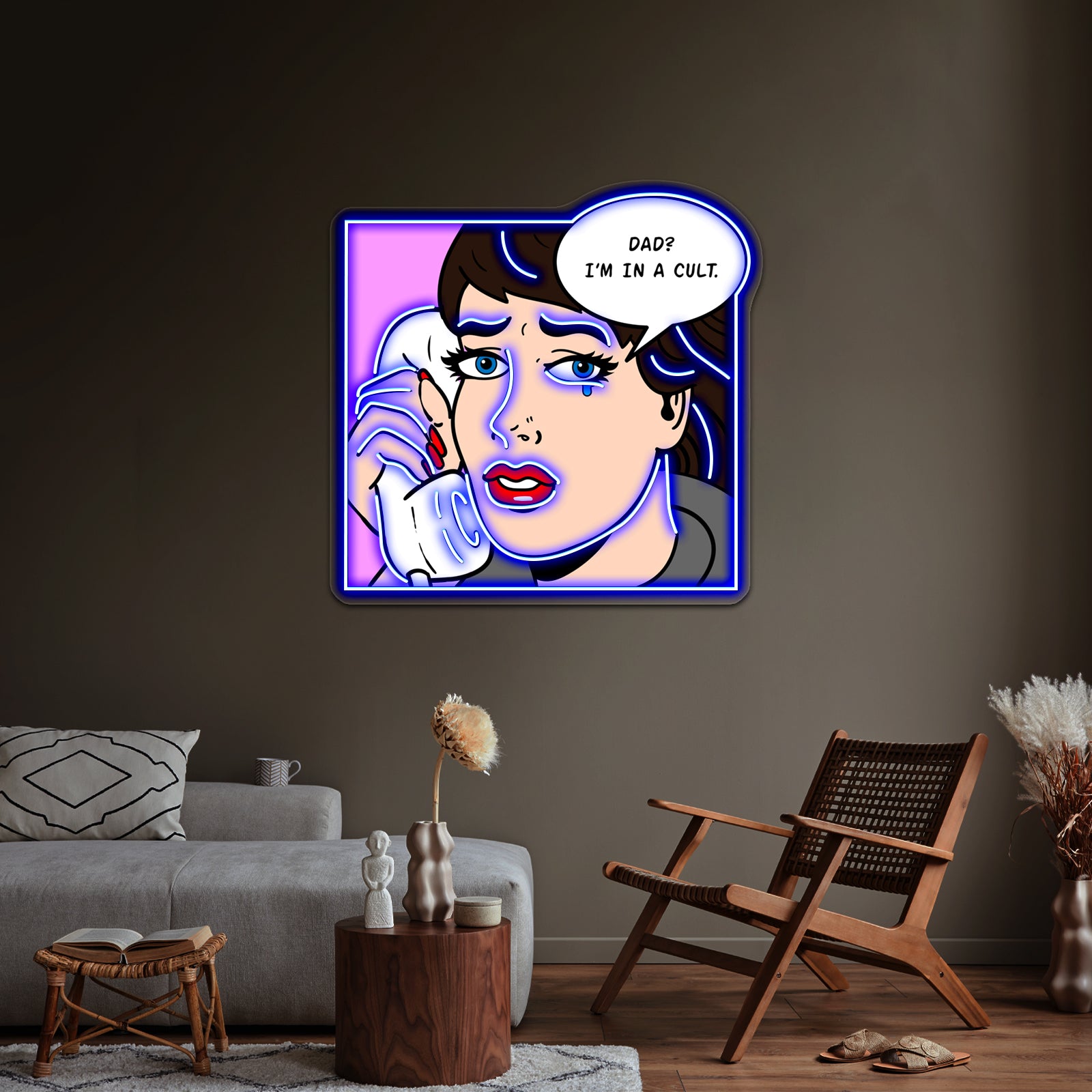 Daria Sick Sad World Artwork Affordable Custom Neon Signs