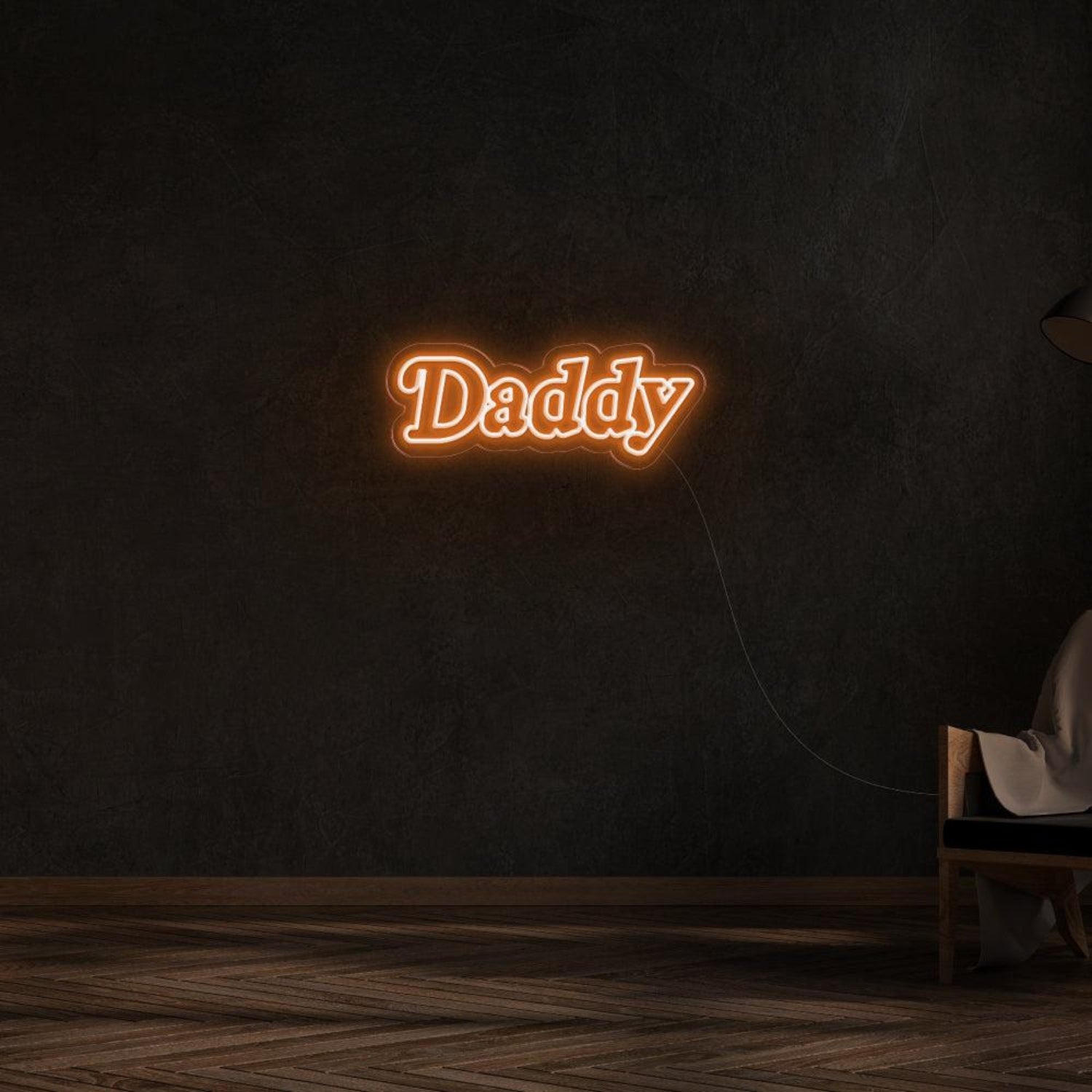 Daddy Orange Led Neon Sign Warm Home Decor Indoor Wall Art | Shineneon