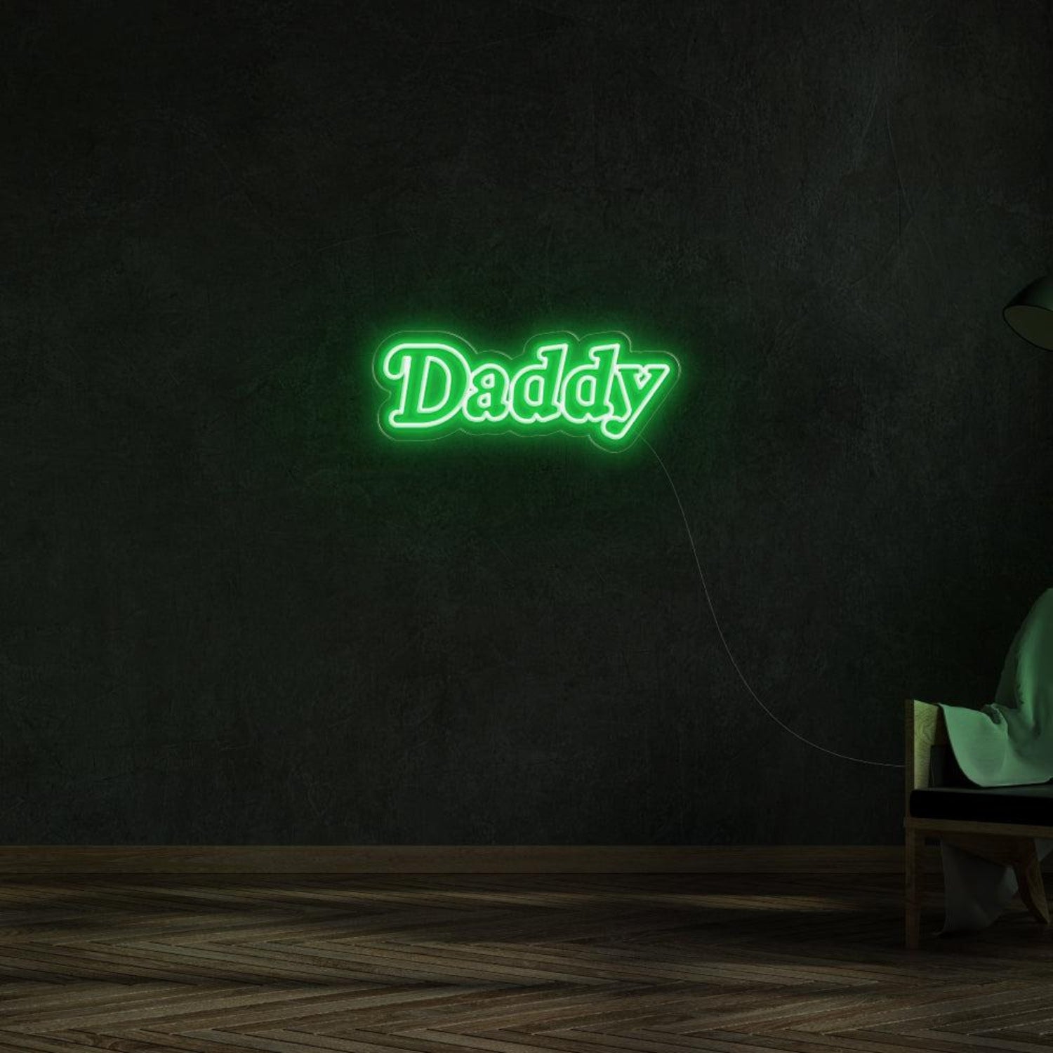 Daddy Orange Led Neon Sign Warm Home Decor Indoor Wall Art | Shineneon