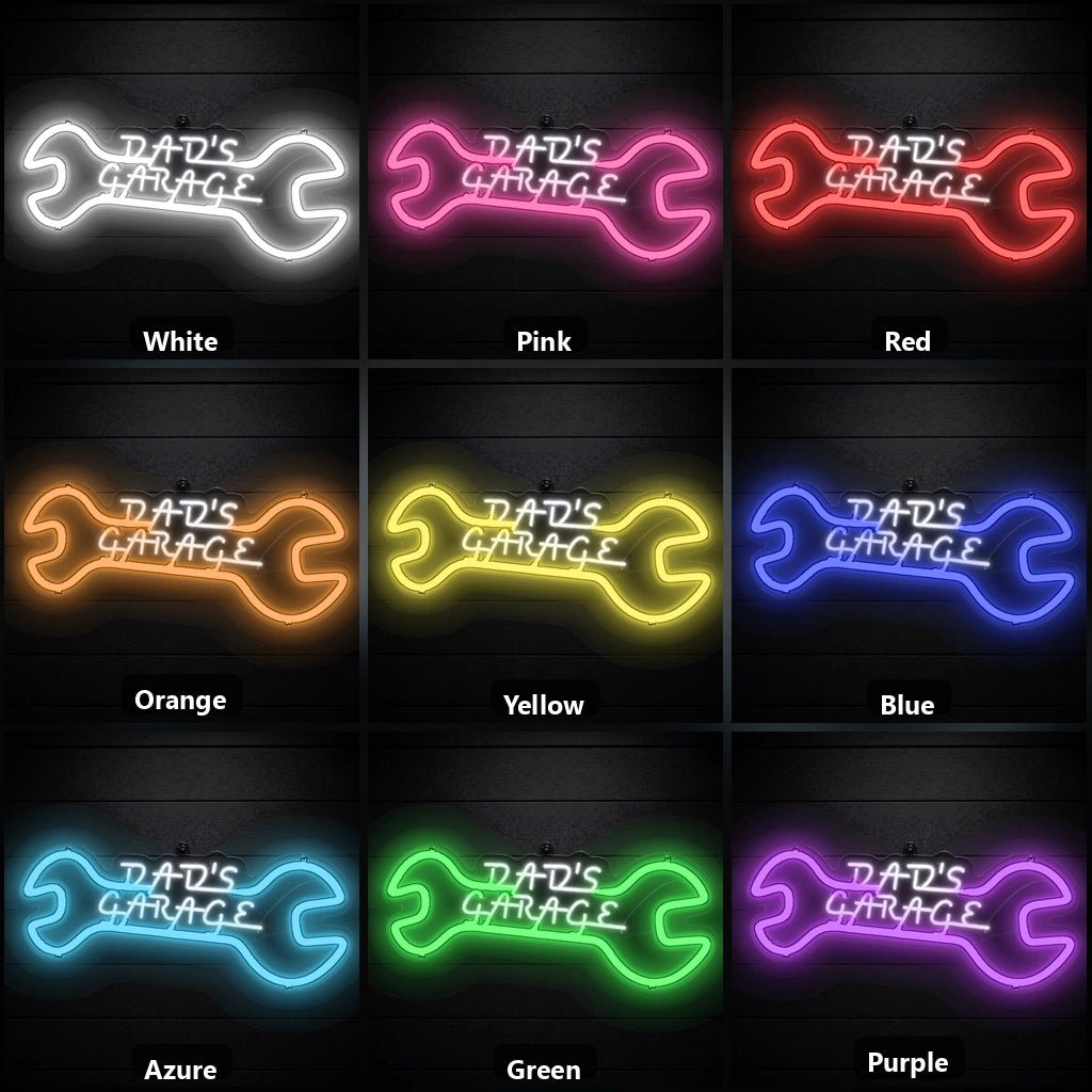 Dads Garage Vintage LED Neon Sign - Shineneon