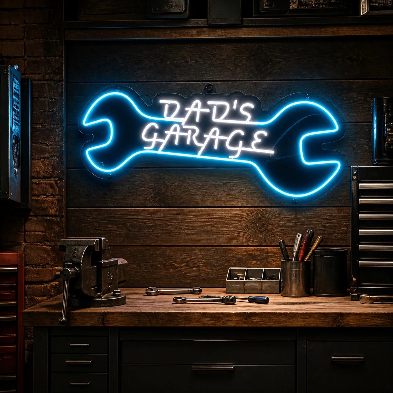 Dads Garage Vintage LED Neon Sign - Shineneon