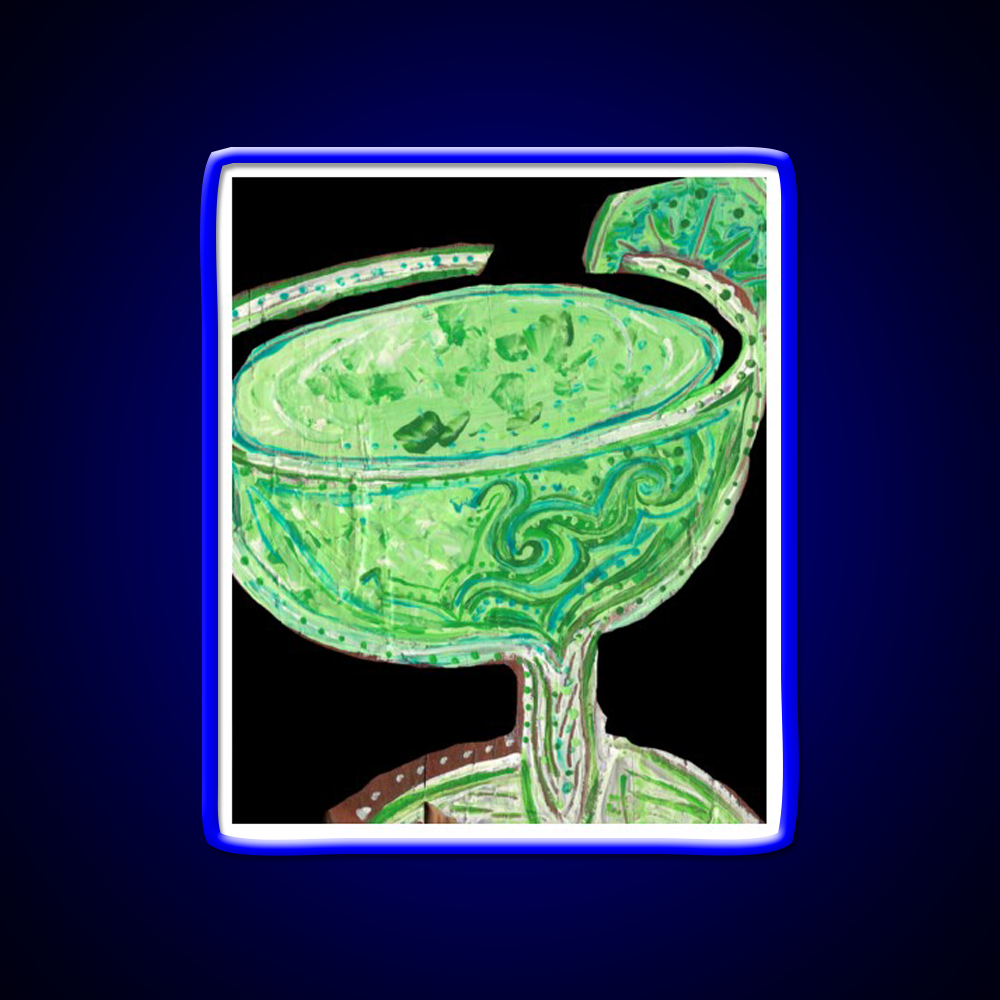 Daiquiri Black Background Cocktail Bar Decor Led Neon Sign Rgb Color - LED neon sign view 5