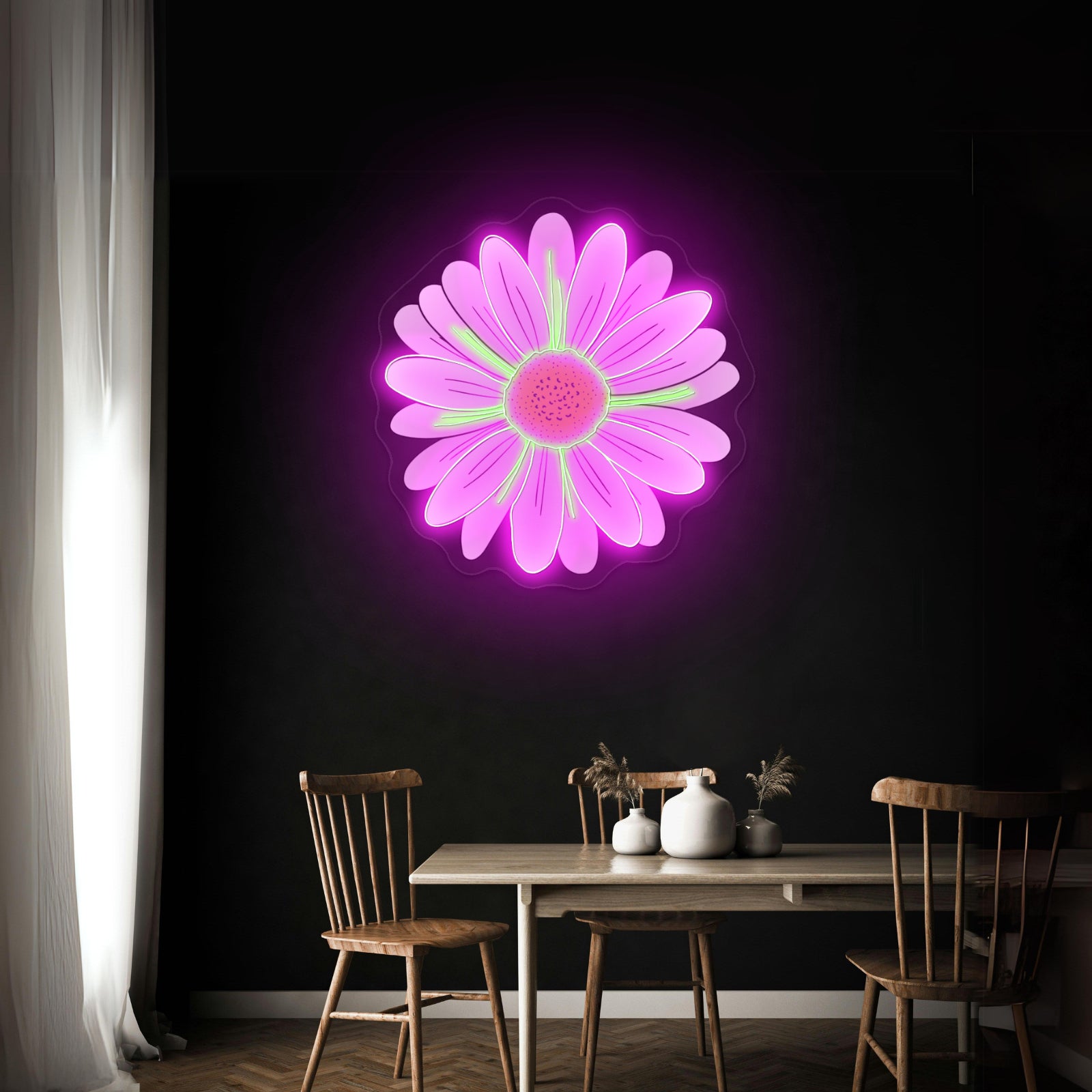 Daisy Aesthetic Flower Vsco Led Neon Signs