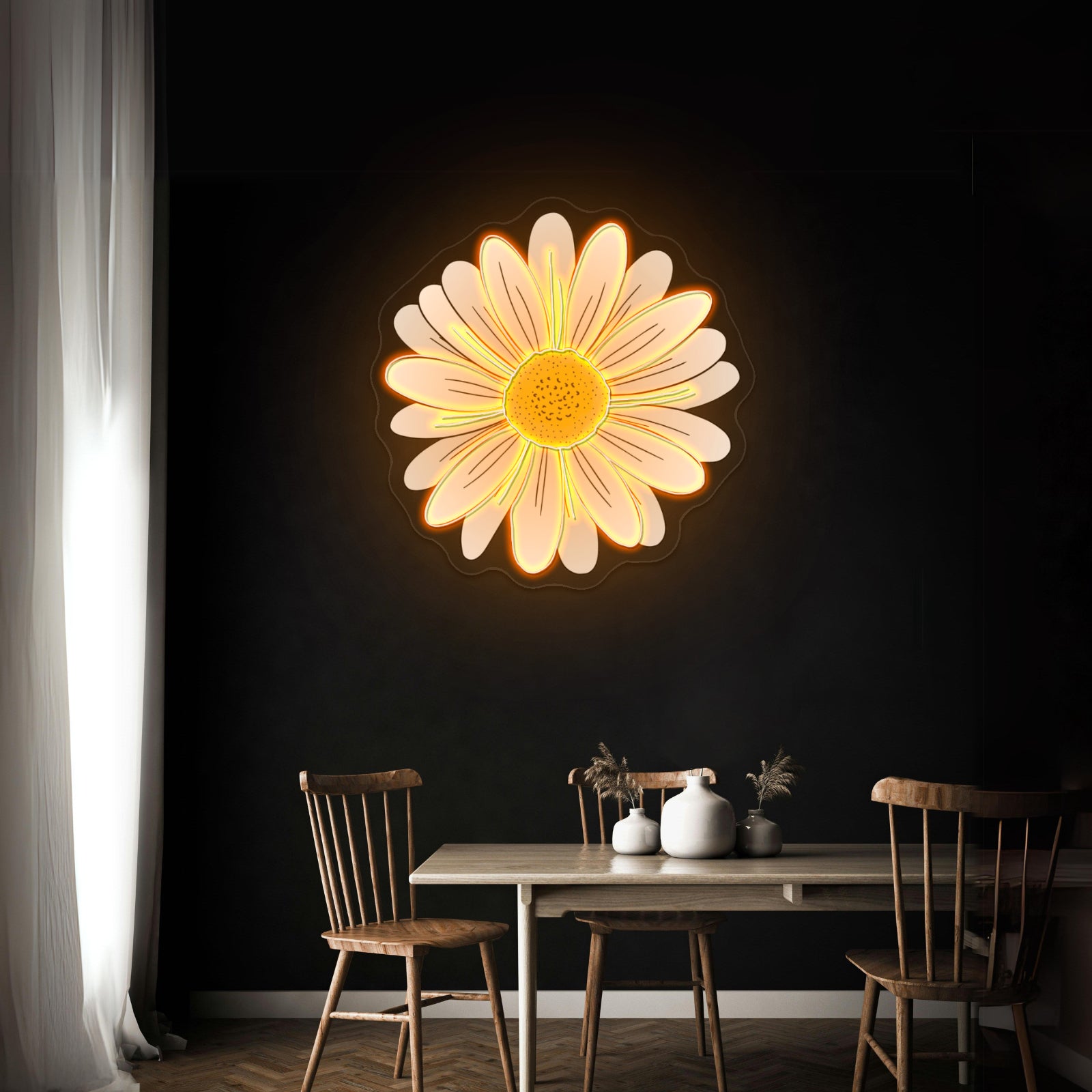 Daisy Aesthetic Flower Vsco Led Neon Signs