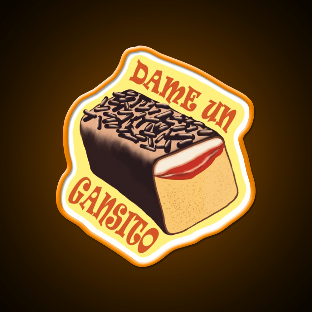 Dame Un Gansito Snack Food Led Neon Sign Rgb Color - Shineneon