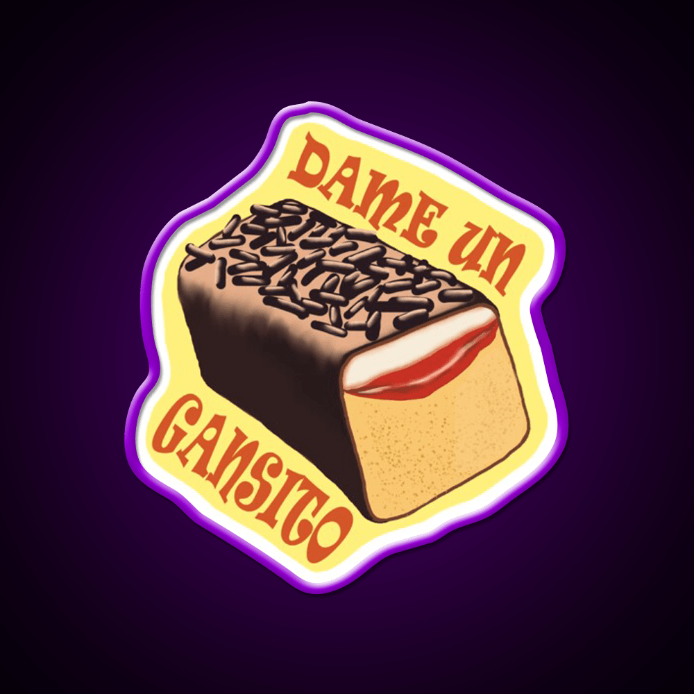 Dame Un Gansito Snack Food Led Neon Sign Rgb Color - Shineneon