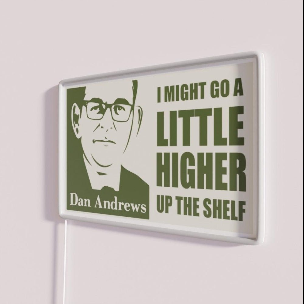 Dan Andrews Top Shelf Original Artwork Rgb Led Neon Sign - Shineneon