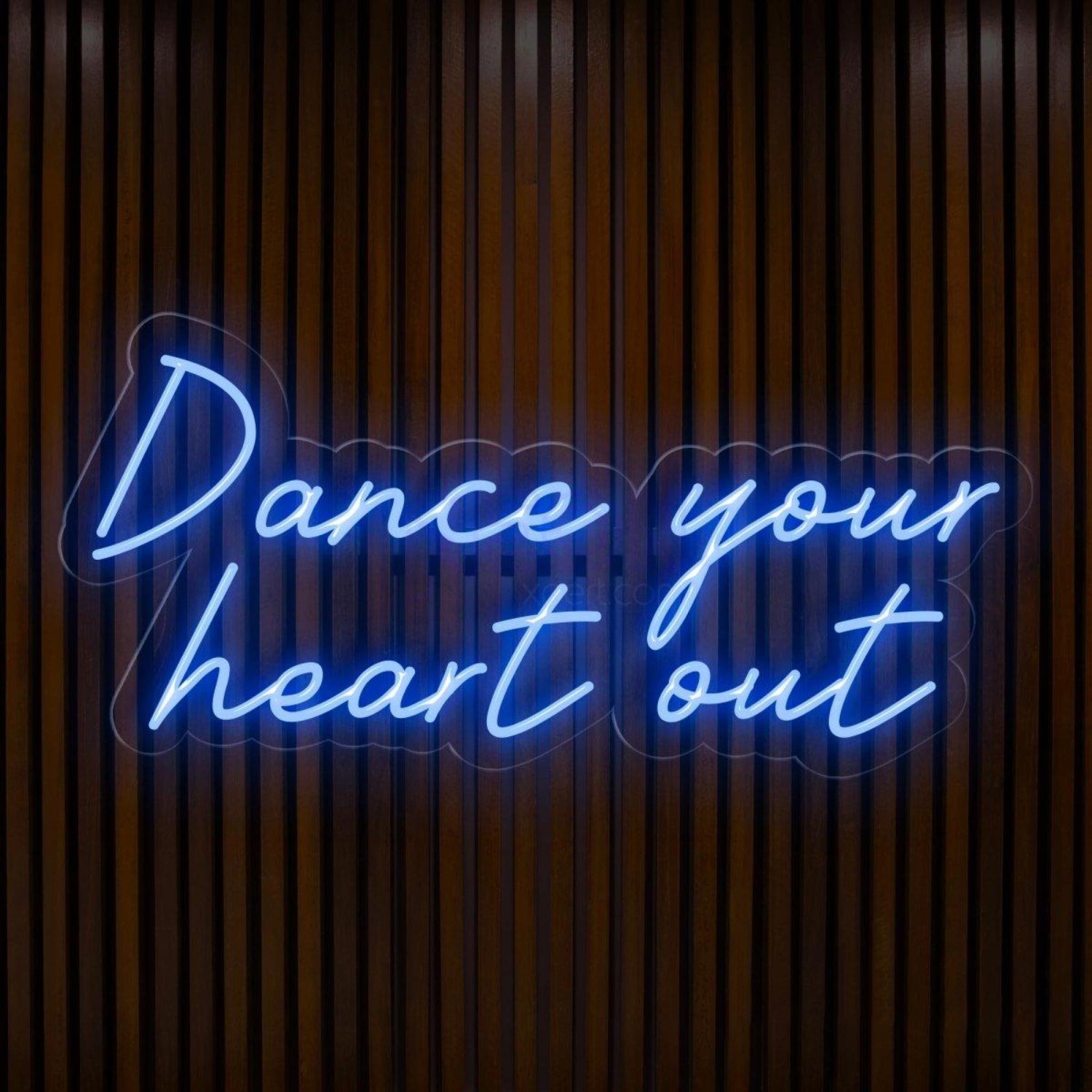 Dance Your Heart Out White Script Led Neon Sign For Dance Retro Bar Decor | Shineneon