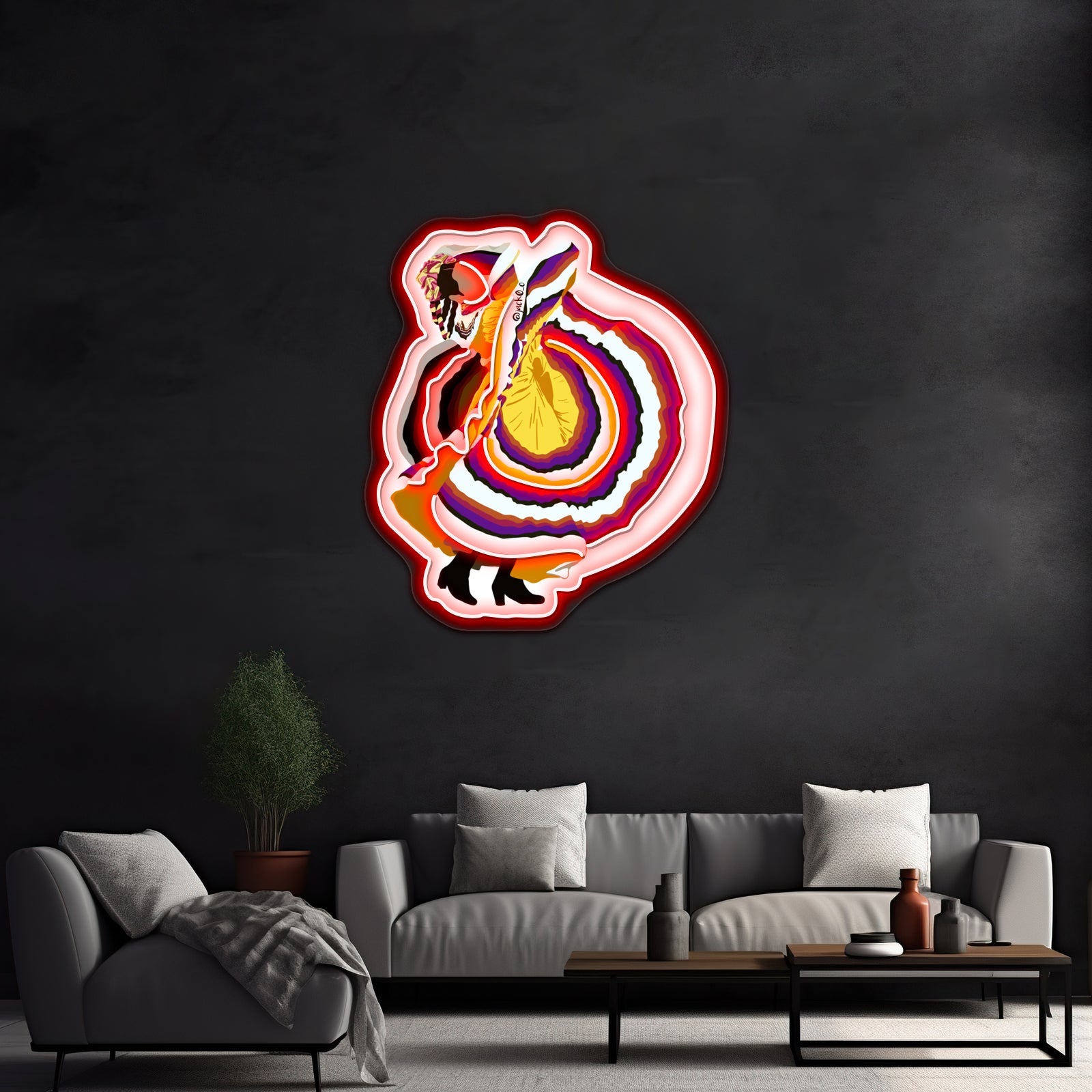 Dancer Artwork Affordable Custom Neon Signs - Shineneon