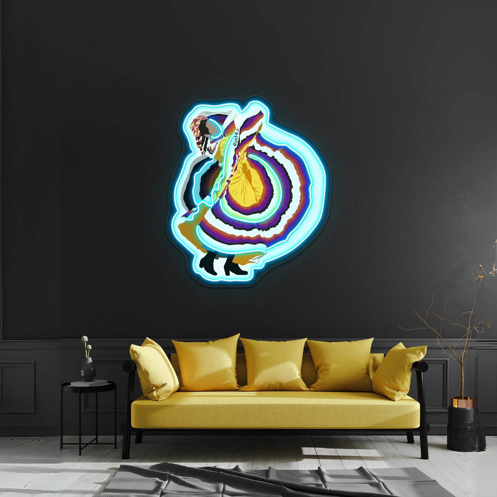 Dancer Artwork Affordable Custom Neon Signs