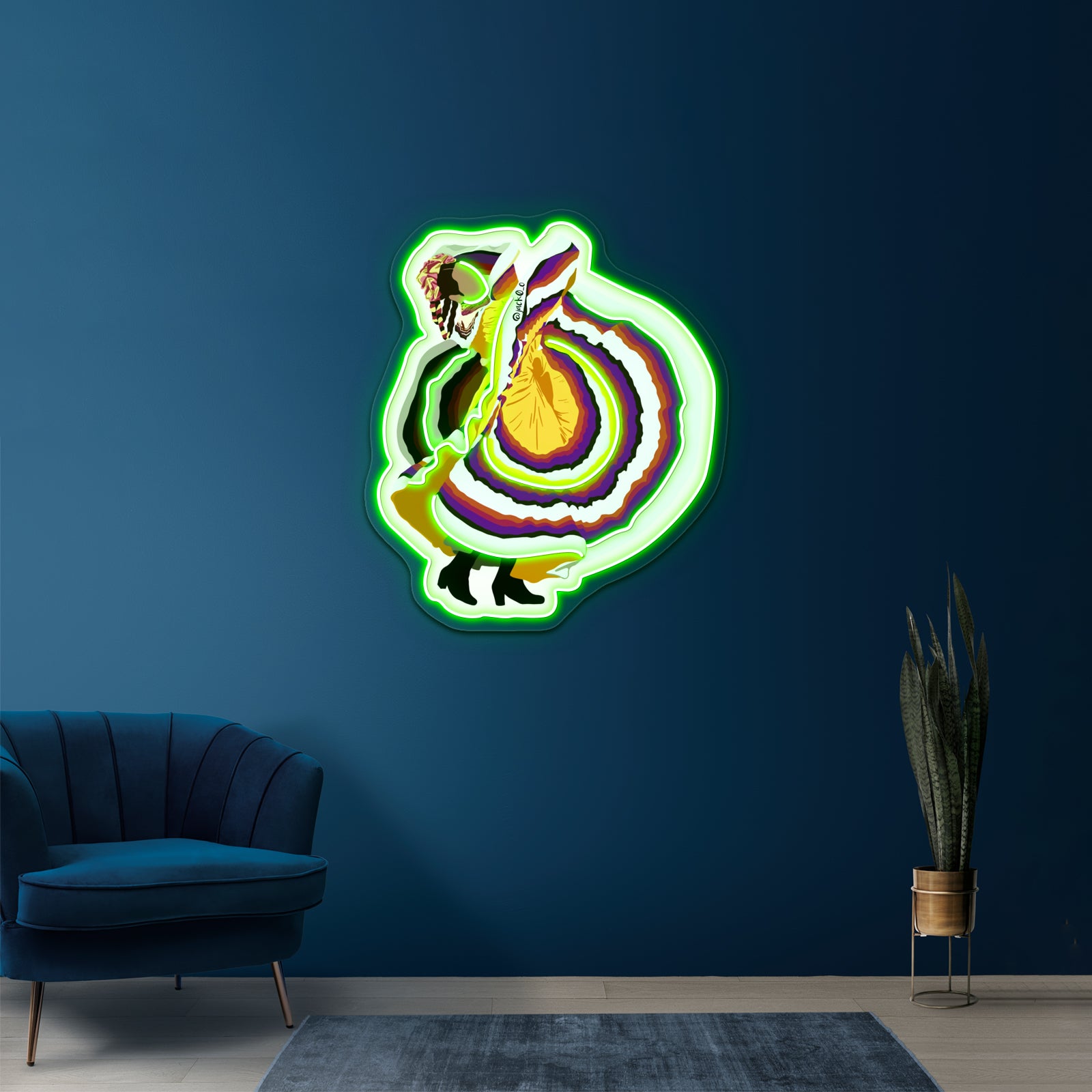 Dancer Artwork Affordable Custom Neon Signs