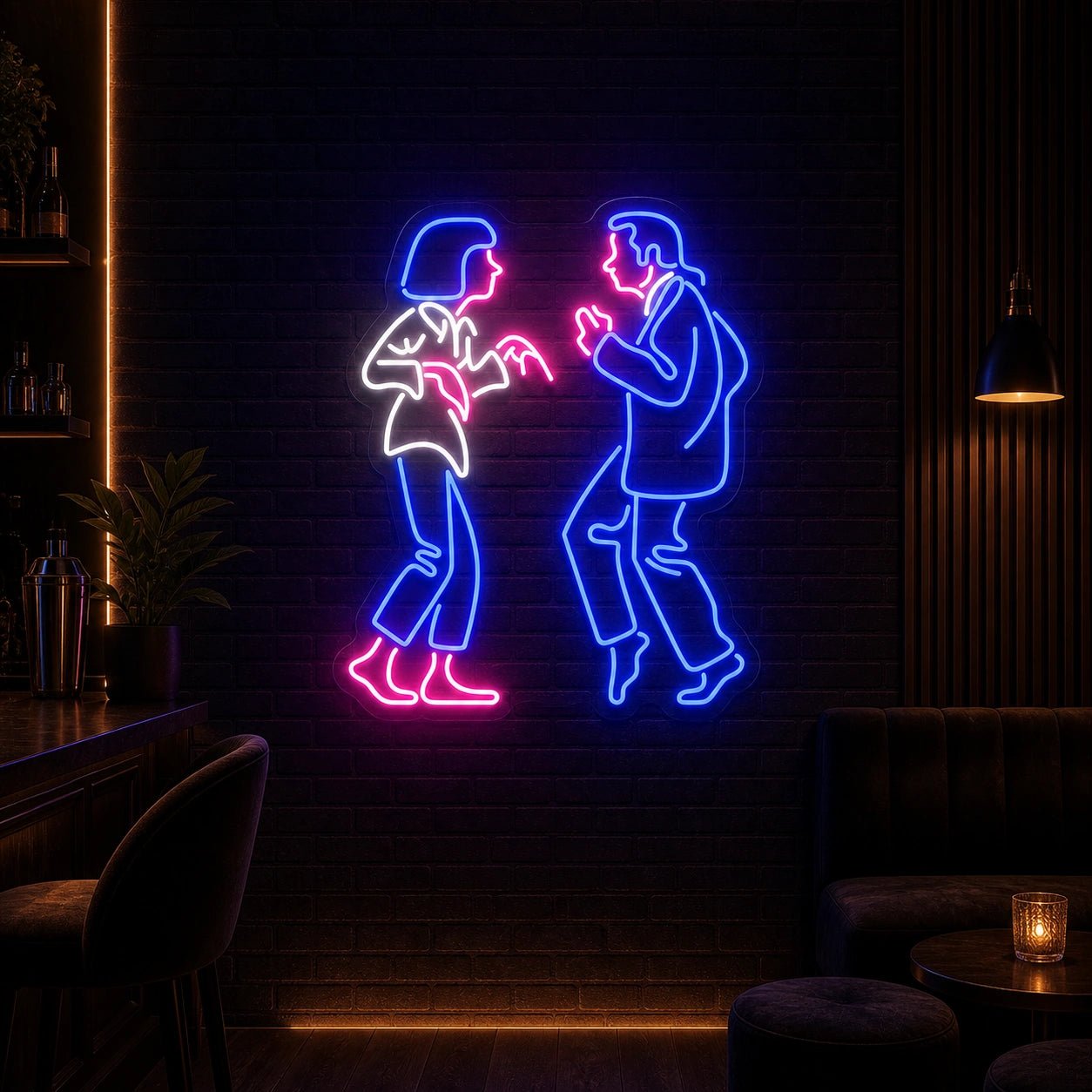 Dancing Couple Vintage LED Neon Sign - Shineneon
