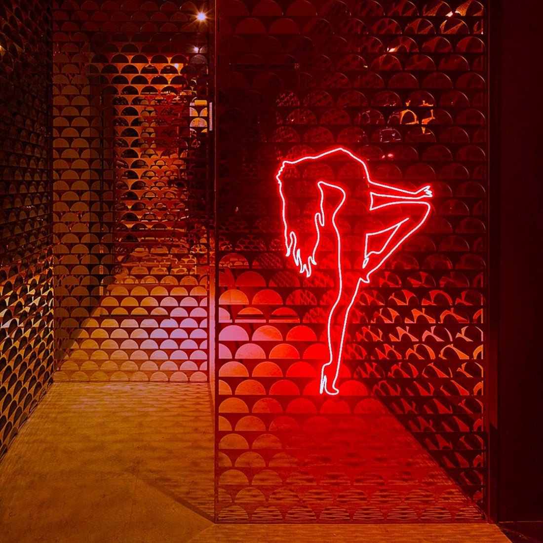 Dancing Woman Led Sign Business Neon Sign - Shineneon