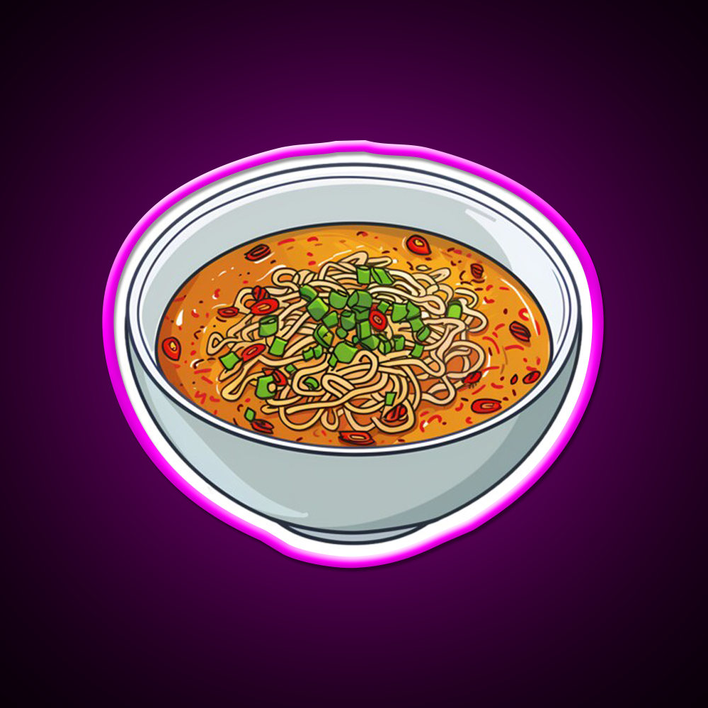 Dandan Noodles Led Neon Sign Chinese Food Rgb Color