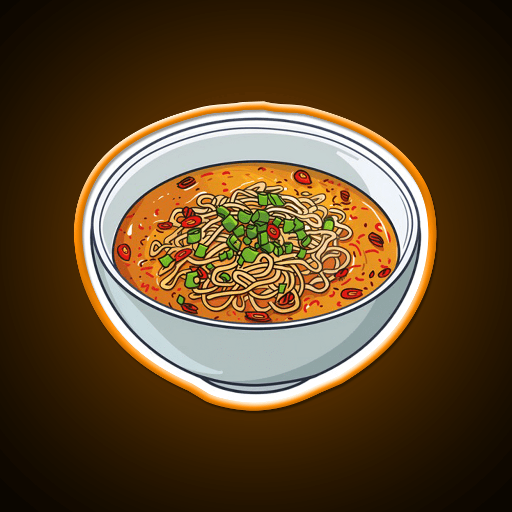 Dandan Noodles Led Neon Sign Chinese Food Rgb Color - Shineneon