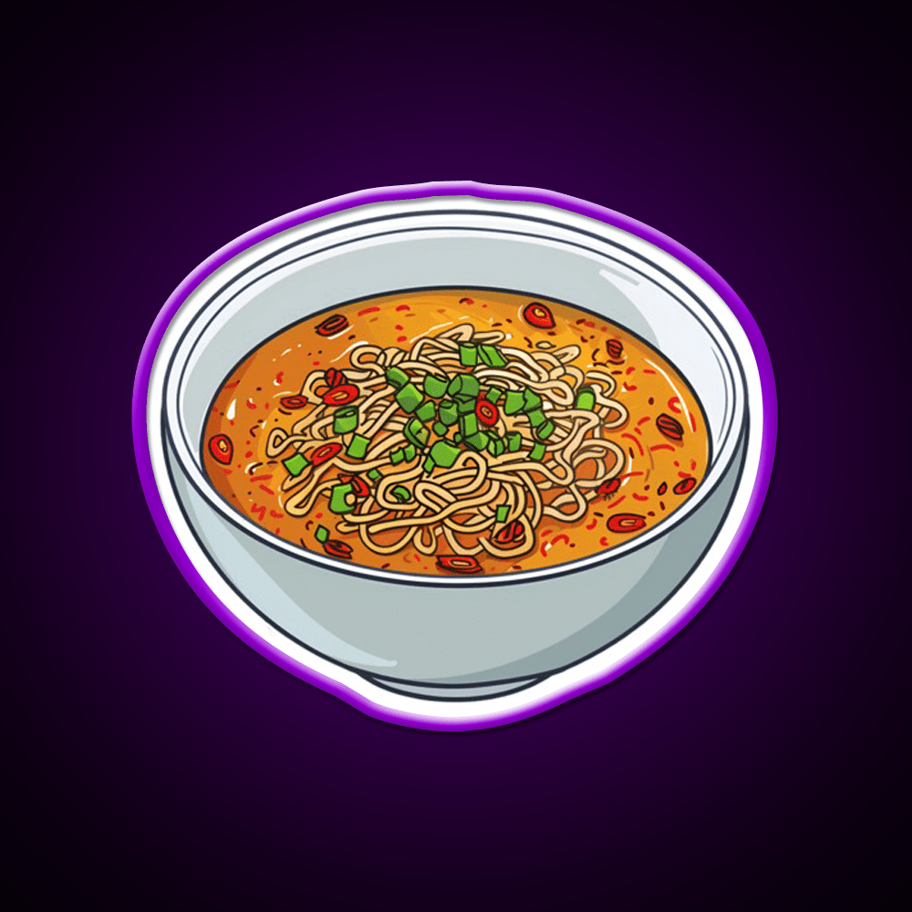 Dandan Noodles Led Neon Sign Chinese Food Rgb Color - Shineneon
