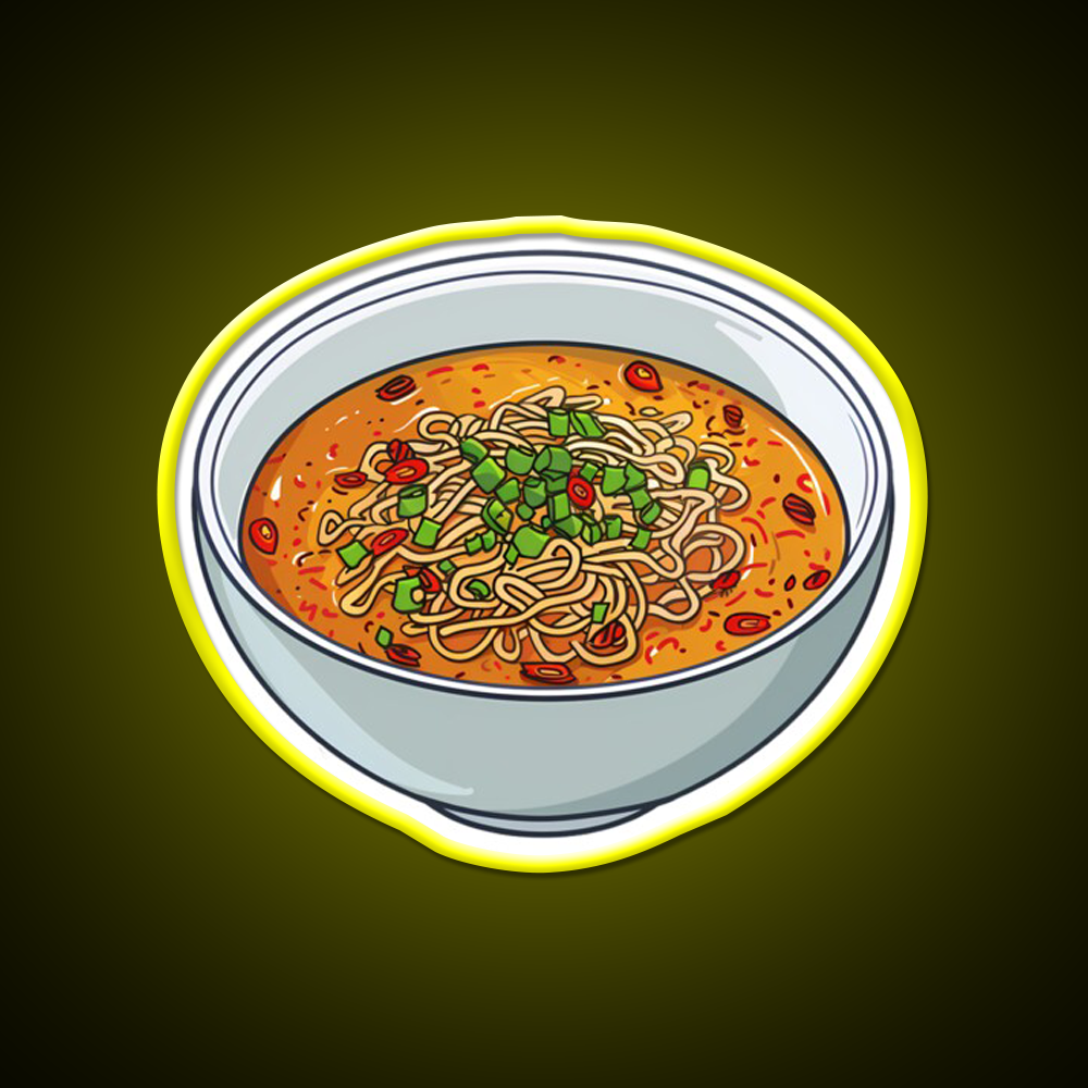 Dandan Noodles Led Neon Sign Chinese Food Rgb Color