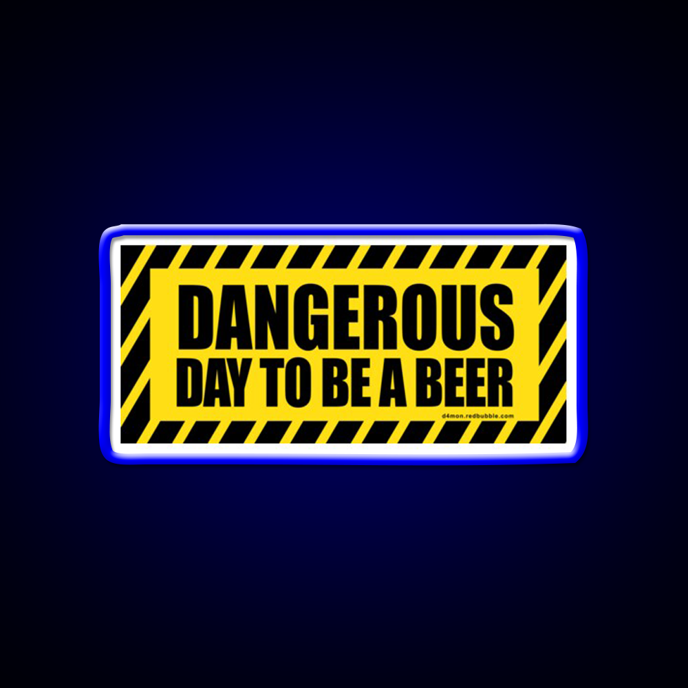 Danger Dangerous Beer Bar Decor Led Neon Sign Rgb Color - LED neon sign view 5
