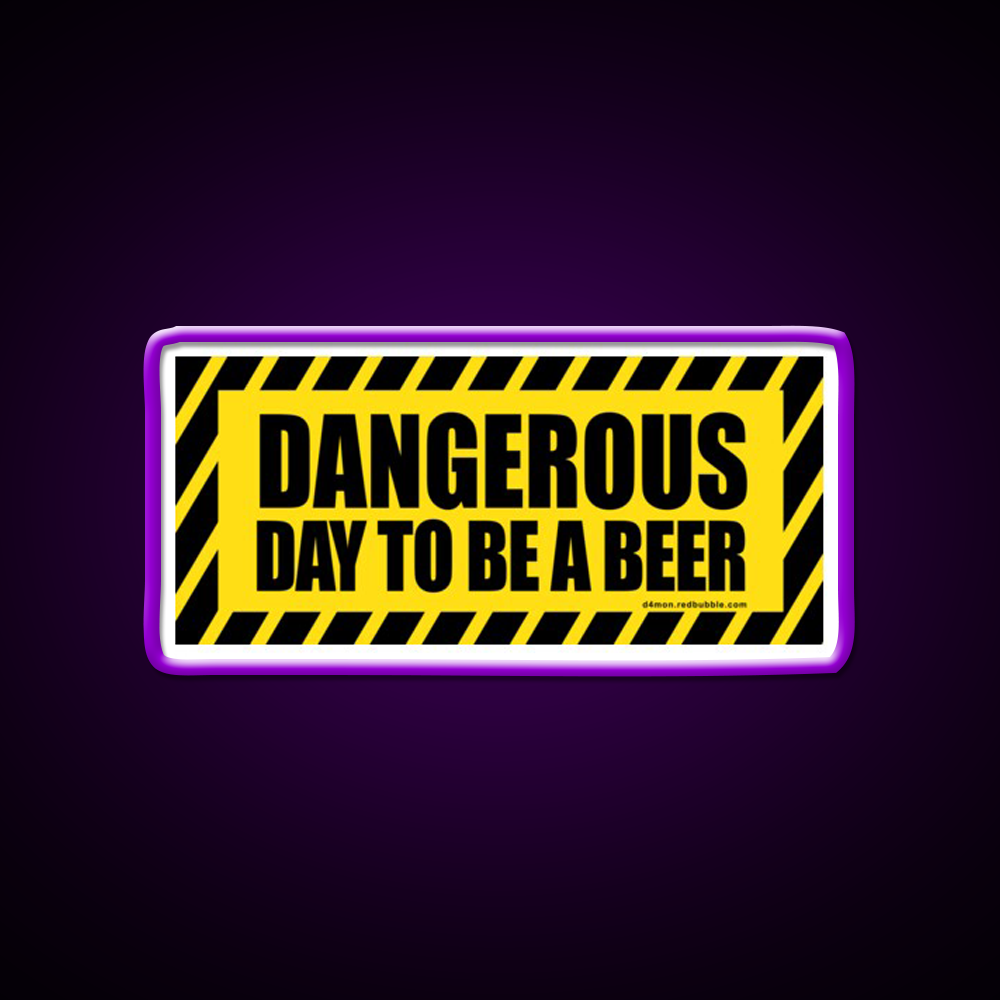 Danger Dangerous Beer Bar Decor Led Neon Sign Rgb Color - LED neon sign view 9