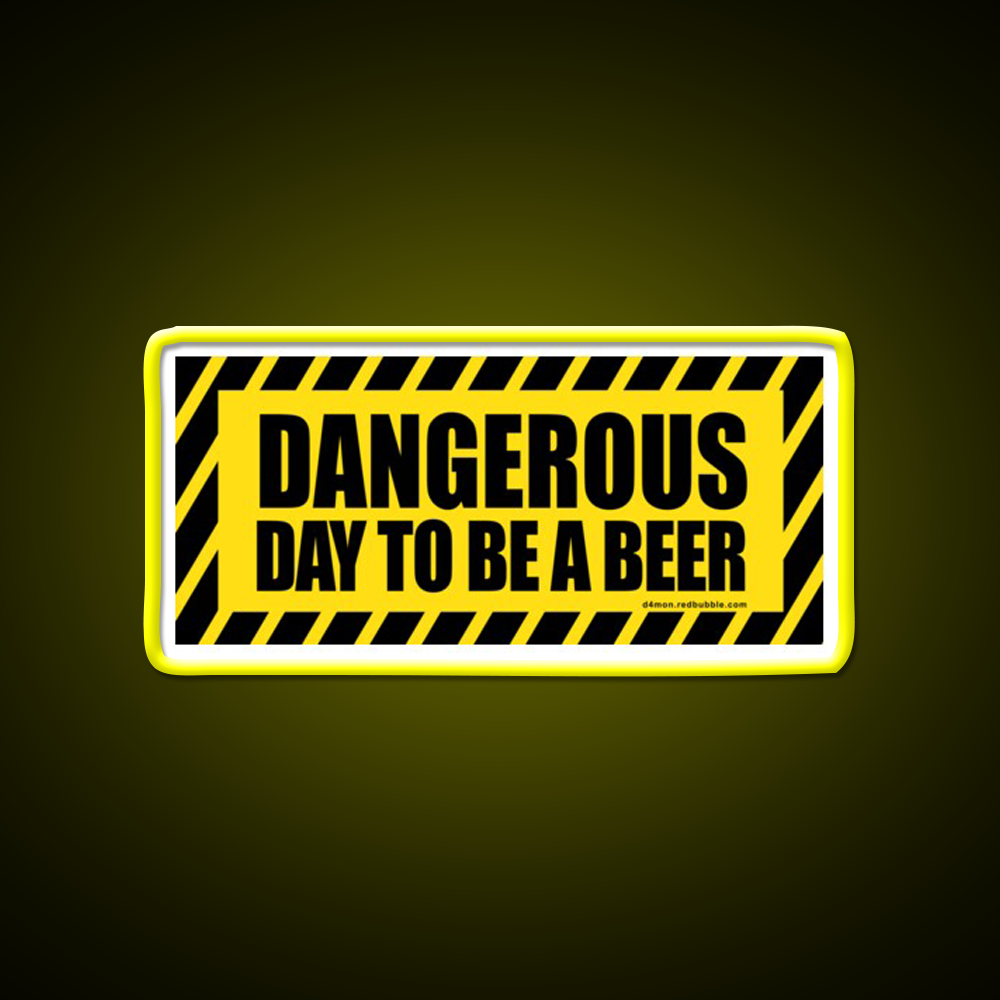 Danger Dangerous Beer Bar Decor Led Neon Sign Rgb Color - LED neon sign view 7