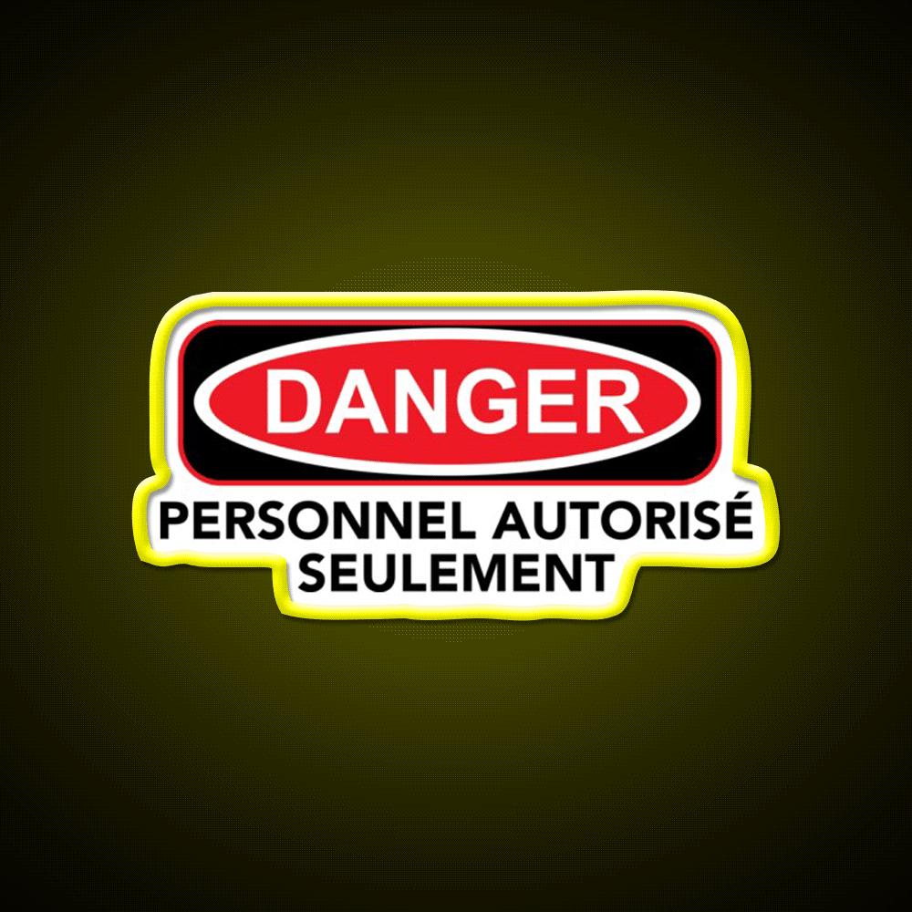 Danger Man Cave Bar Led Neon Sign Rgb Color