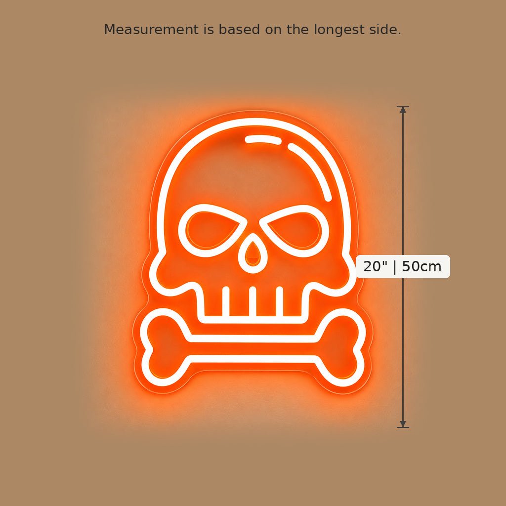 Dangerous Goods Skull Bones LED Neon Sign - Shineneon