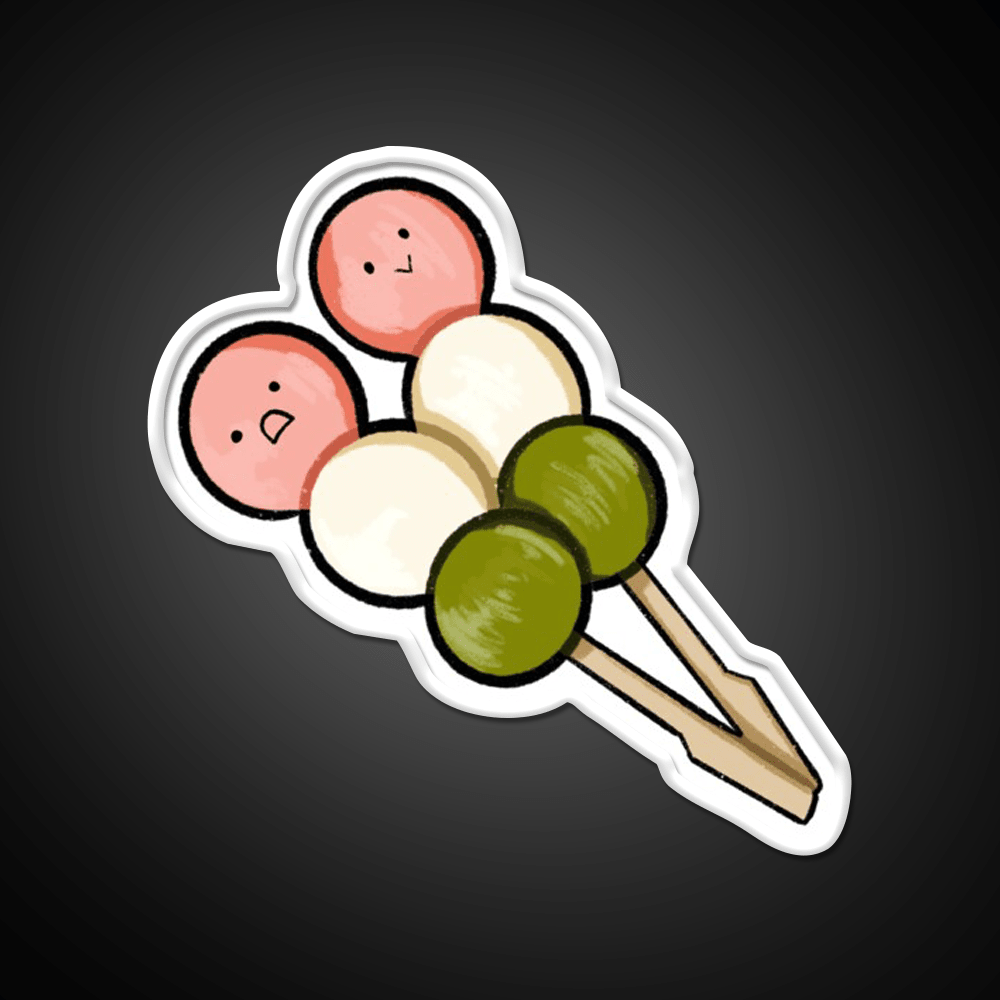 Dango Snack Food Led Neon Sign Rgb Color - Shineneon