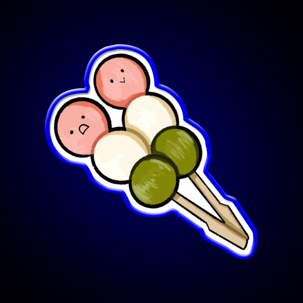 Dango Snack Food Led Neon Sign Rgb Color - Shineneon