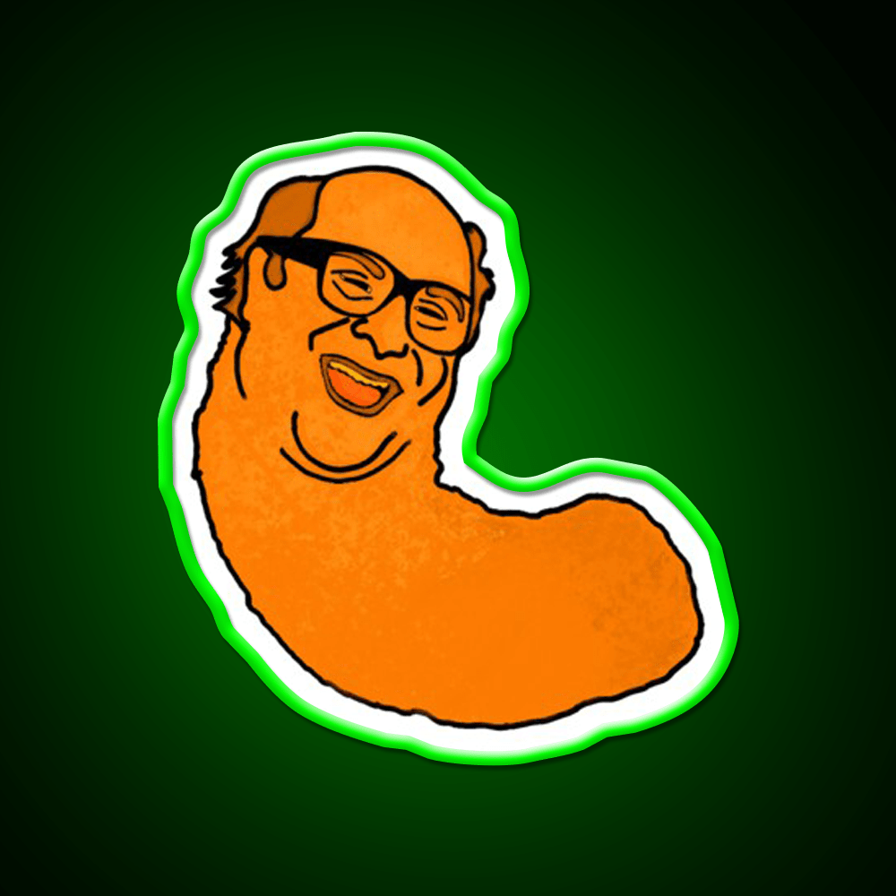 Danny Devito Cheeto Snack Food Led Neon Sign Rgb Color - Shineneon