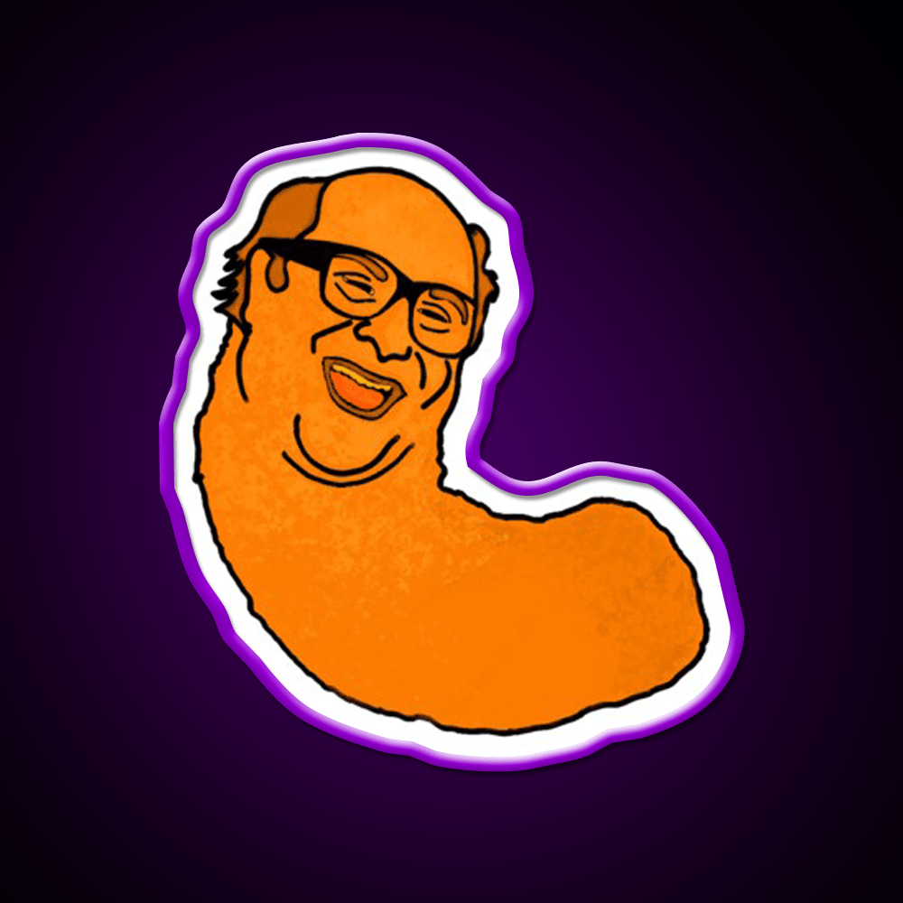 Danny Devito Cheeto Snack Food Led Neon Sign Rgb Color - Shineneon