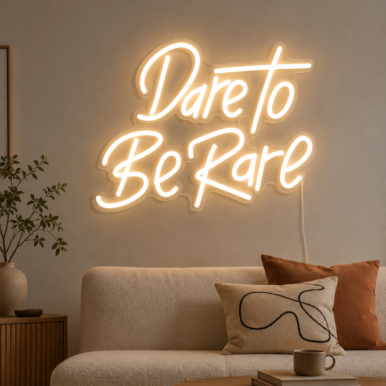 Dare Rare Wall Decor LED Neon Sign main product image