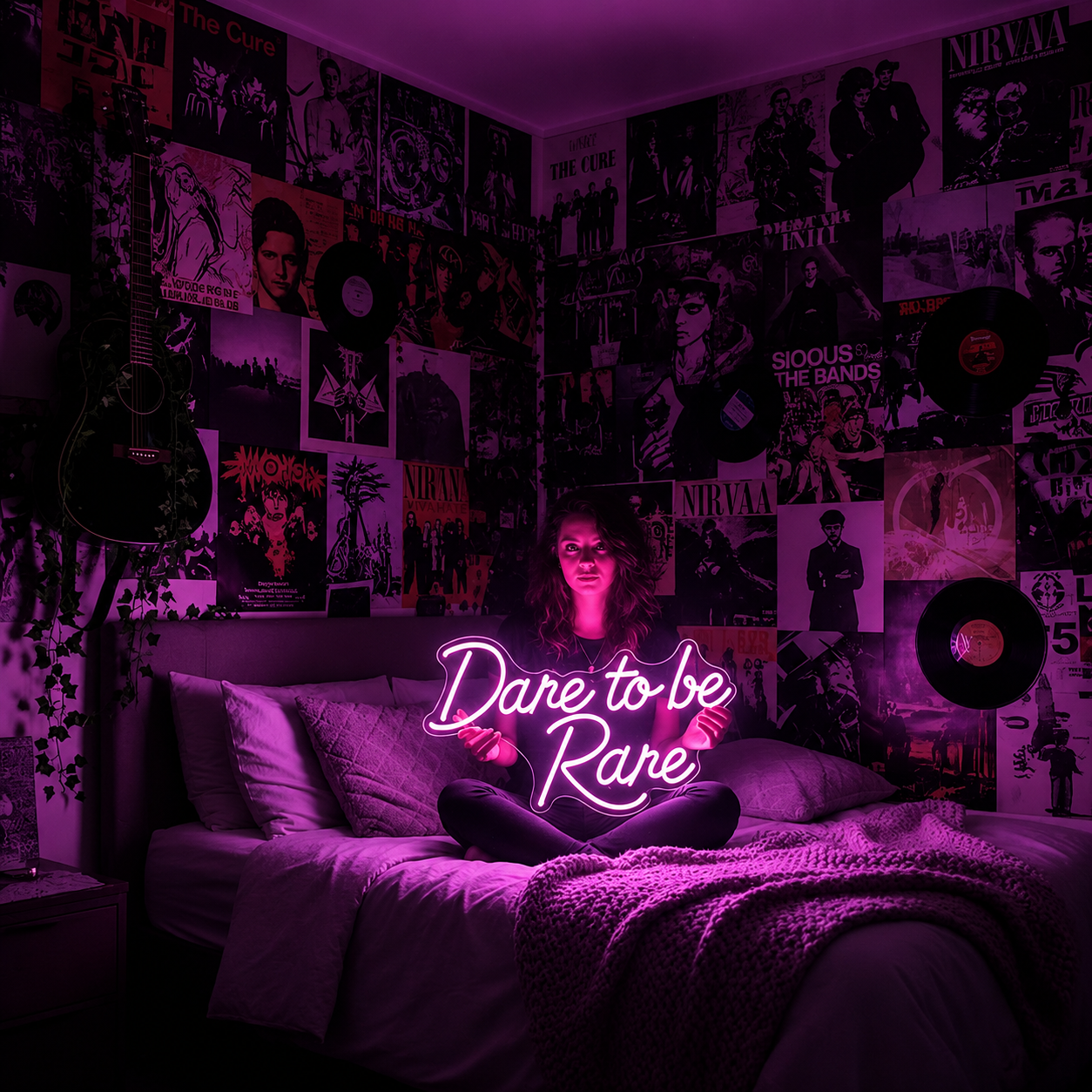 Dare To Be Rave LED Neon Sign - 01 Original Product Image