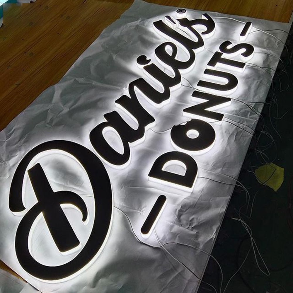 Darielis Donuts 3D Backlit Letters Business Metal Led Sign - Shineneon