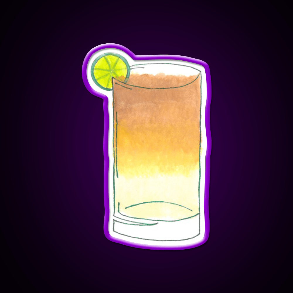 Dark And Stormy Cocktail Bar Decor Led Neon Sign Rgb Color - Shineneon