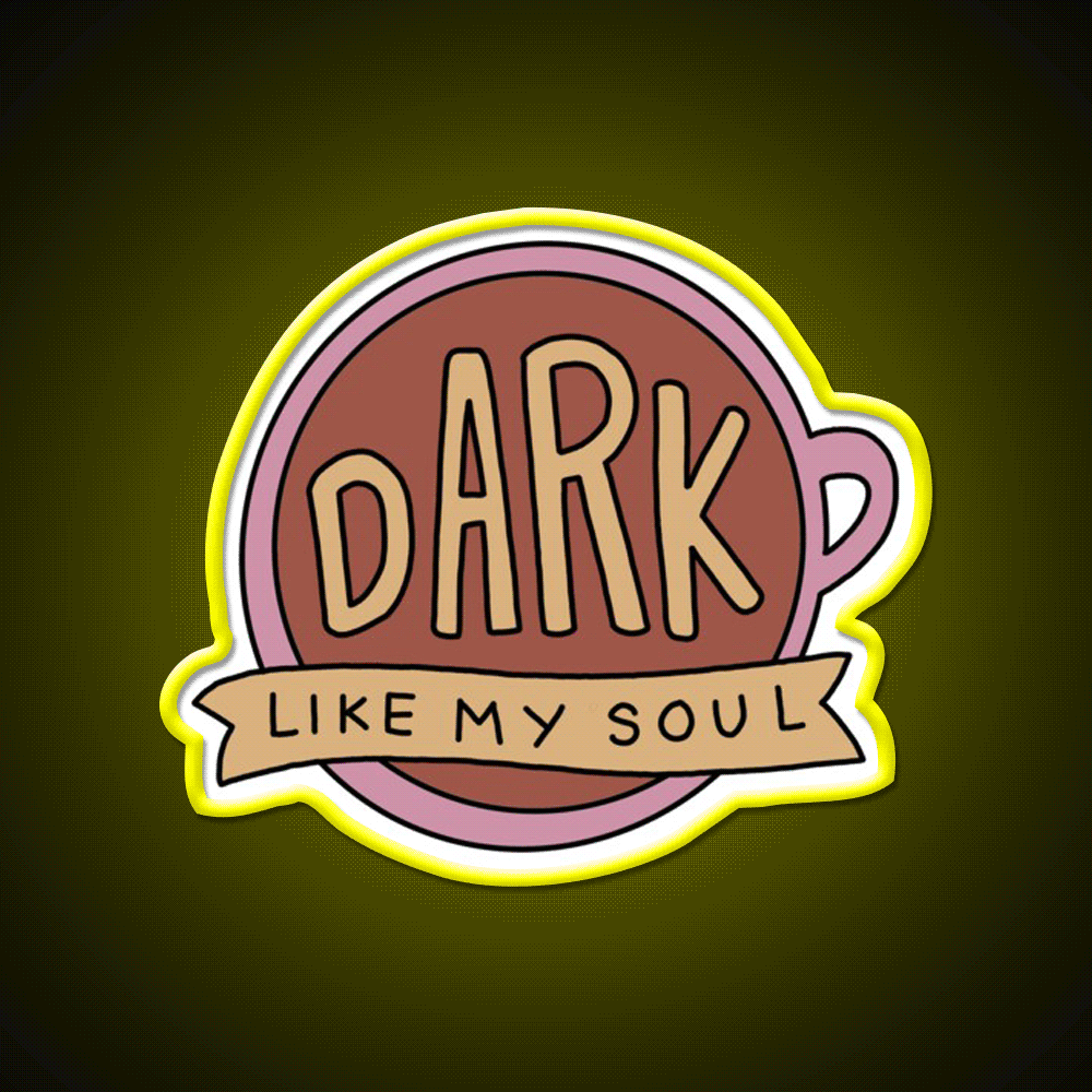 Dark Coffee Cafe Led Neon Sign Espresso Bar Art Rgb Color